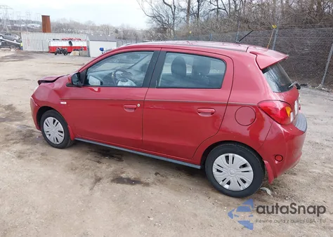 2015 Mitsubishi Mirage De/Rf z USA, uszkodzony, nr VIN ML32A3HJ4FH006529